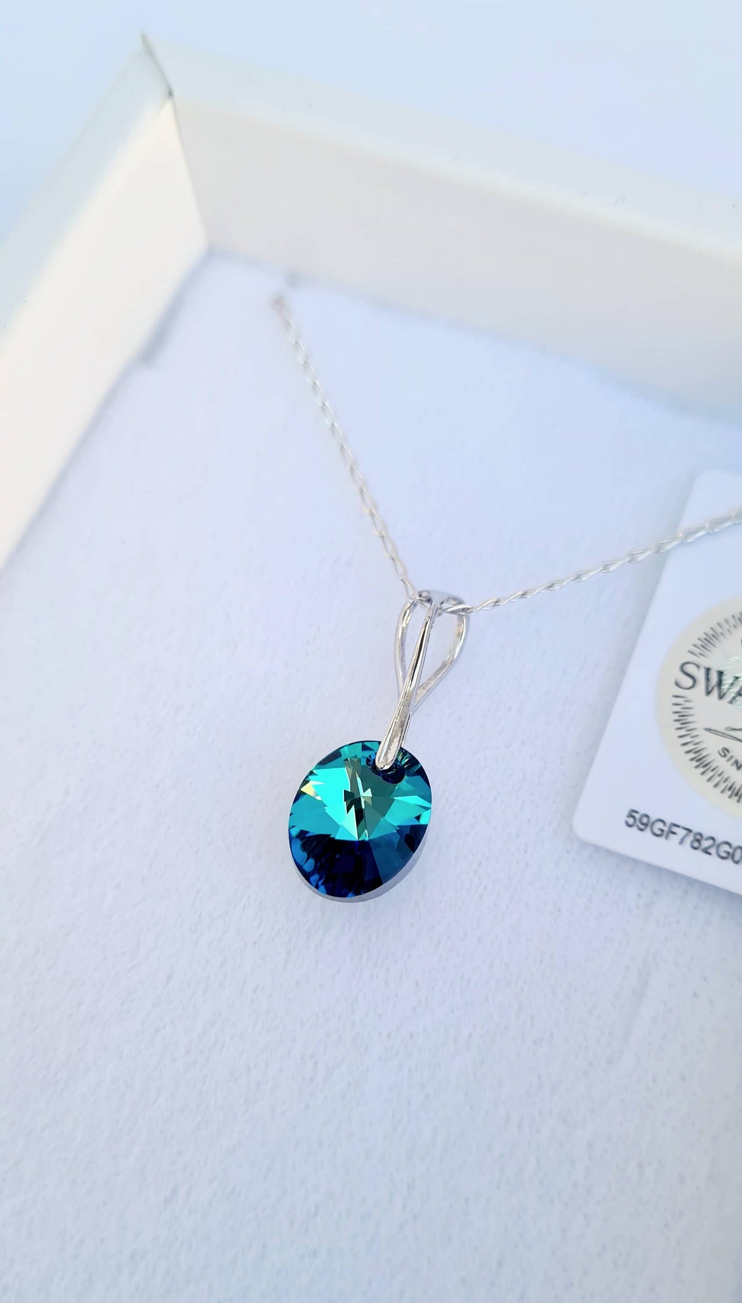 Collar "Oval" Bermuda Blue