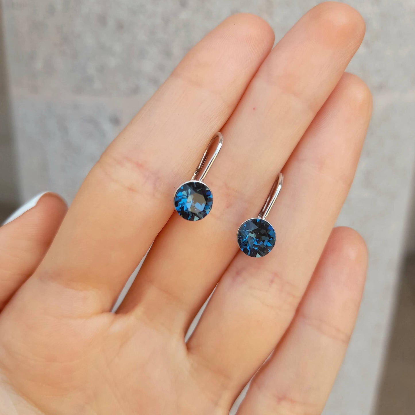 Aretes Montana Cristal Genuino