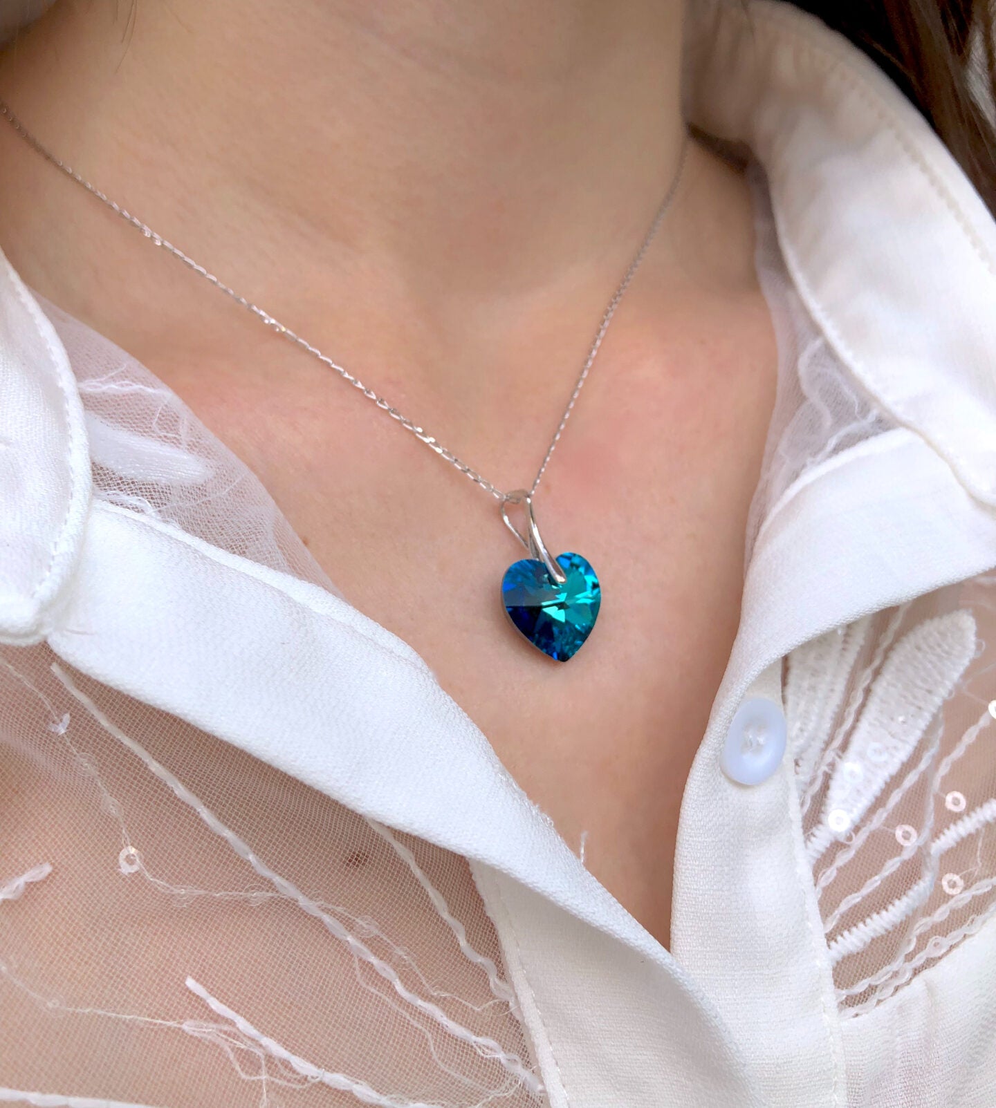 Conjunto "Corazón" Bermuda Blue