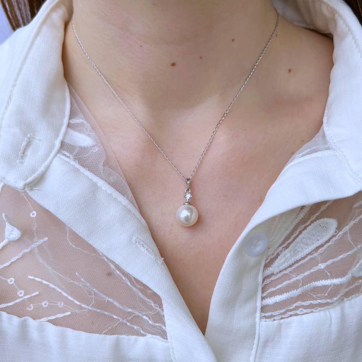 Collar Perlas Cristales Genuinos