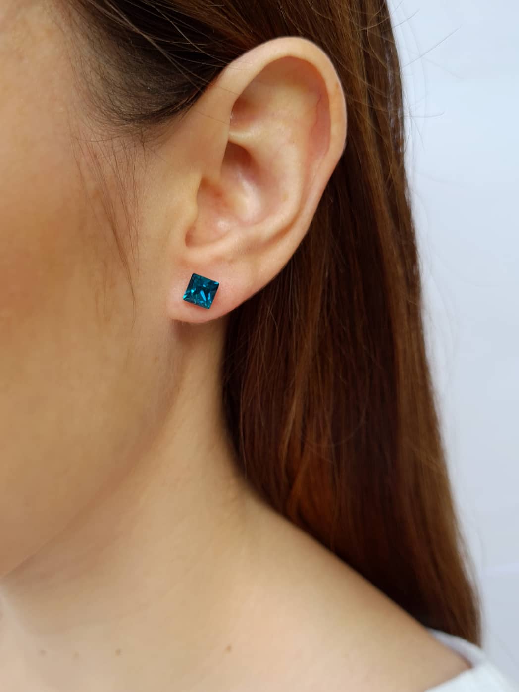 Aretes Petite "Princess" Cristales Genuinos