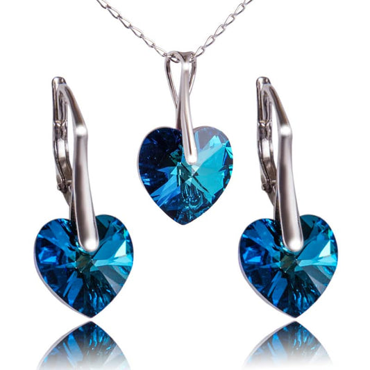 Conjunto "Corazón" Bermuda Blue