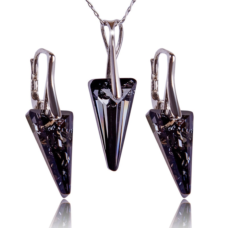 Conjunto Triangular Silver Night